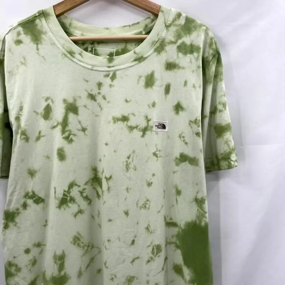 The North Face‎ green tie dye tee